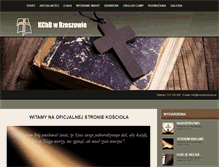 Tablet Screenshot of kosciolrzeszow.pl